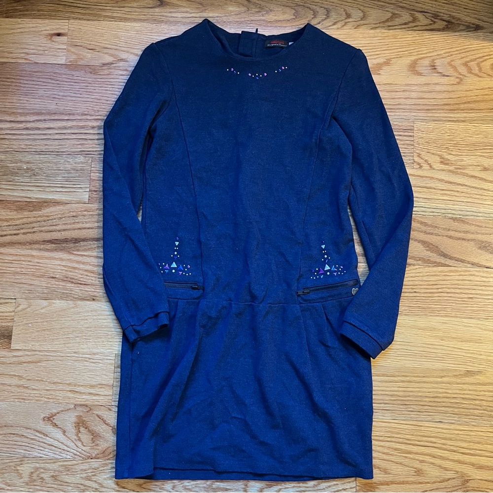 Catamini navy blue dress size 12